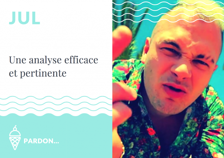 Jul… Analyse textuelle, rhétorique et navrée.